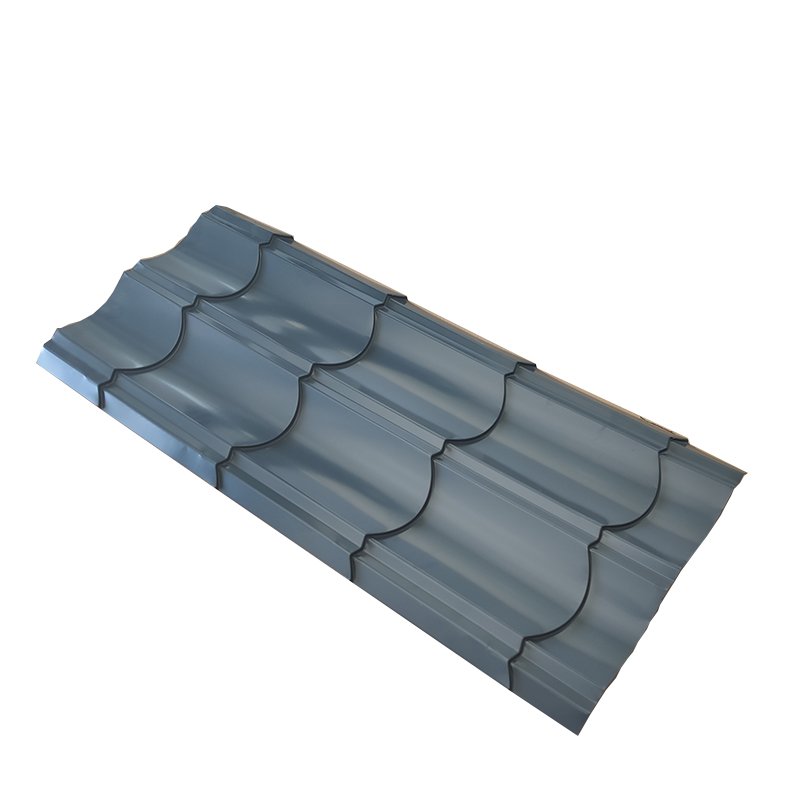 PPGI Metal Iron Tile steel roofing sheet corrugated plate galvanized low price roof top zinc sheet RAL color coated roof deck