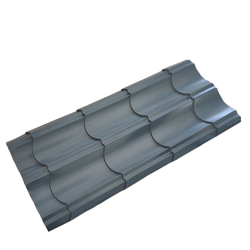 PPGI Metal Iron Tile steel roofing sheet corrugated plate galvanized low price roof top zinc sheet RAL color coated roof deck