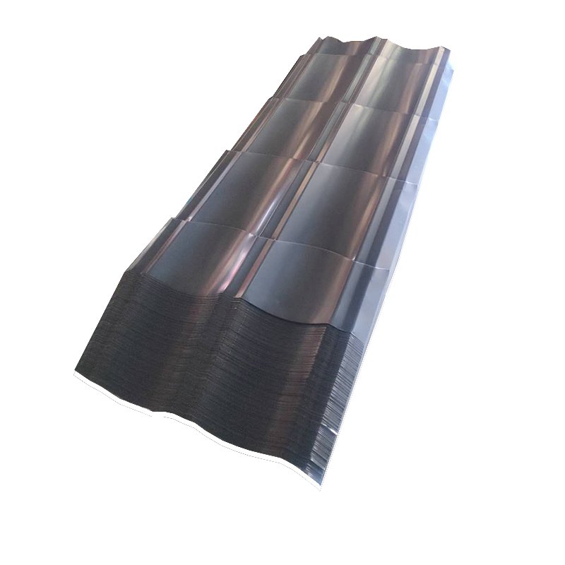 PPGI Metal Iron Tile steel roofing sheet corrugated plate galvanized low price roof top zinc sheet RAL color coated roof deck