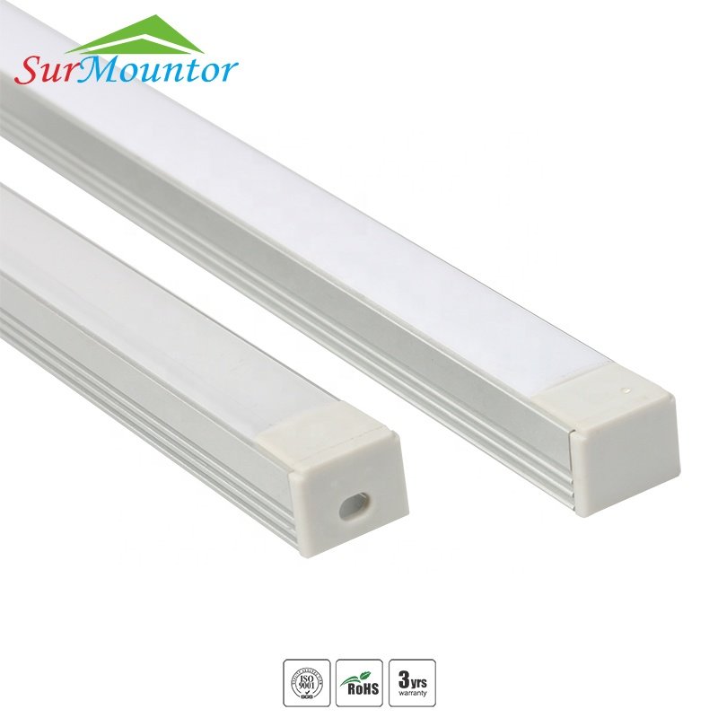 A1612 LED Aluminum Profile with PC Cover 1m 2m 3m 10mm LED Strip Light Profile