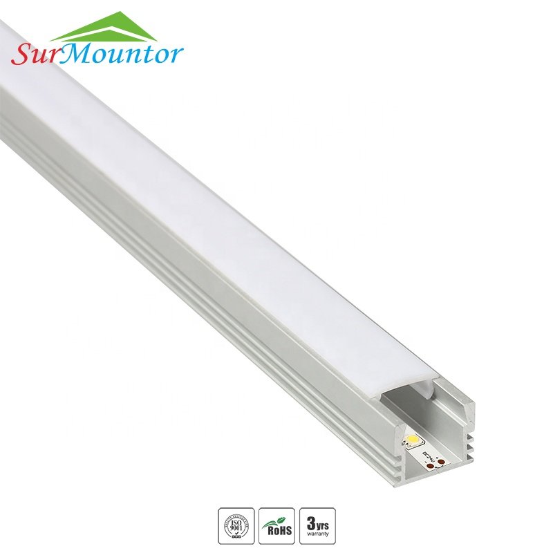 A1612 LED Aluminum Profile with PC Cover 1m 2m 3m 10mm LED Strip Light Profile