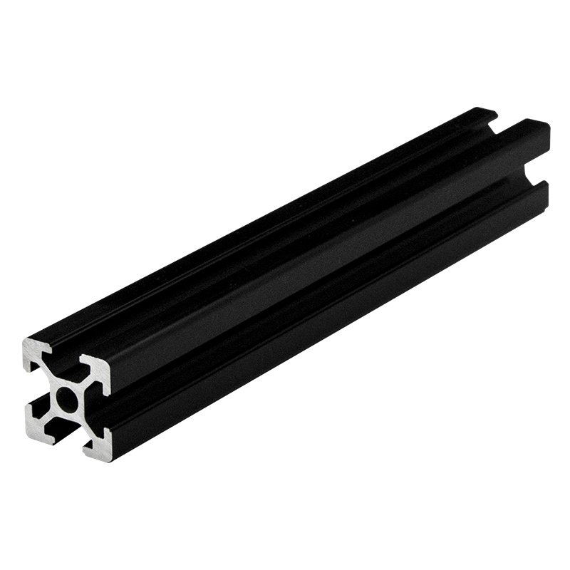 2020 BLACK anodized Aluminum profiles 20mm x 20mm Smooth V-Slotted Aluminum Extrusion