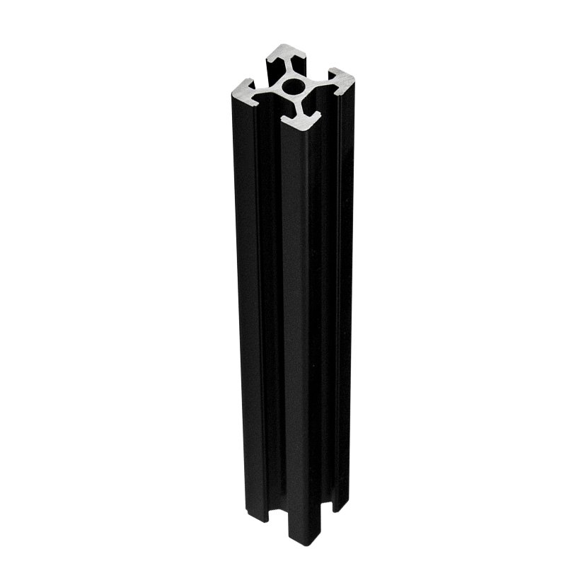 2020 BLACK anodized Aluminum profiles 20mm x 20mm Smooth V-Slotted Aluminum Extrusion