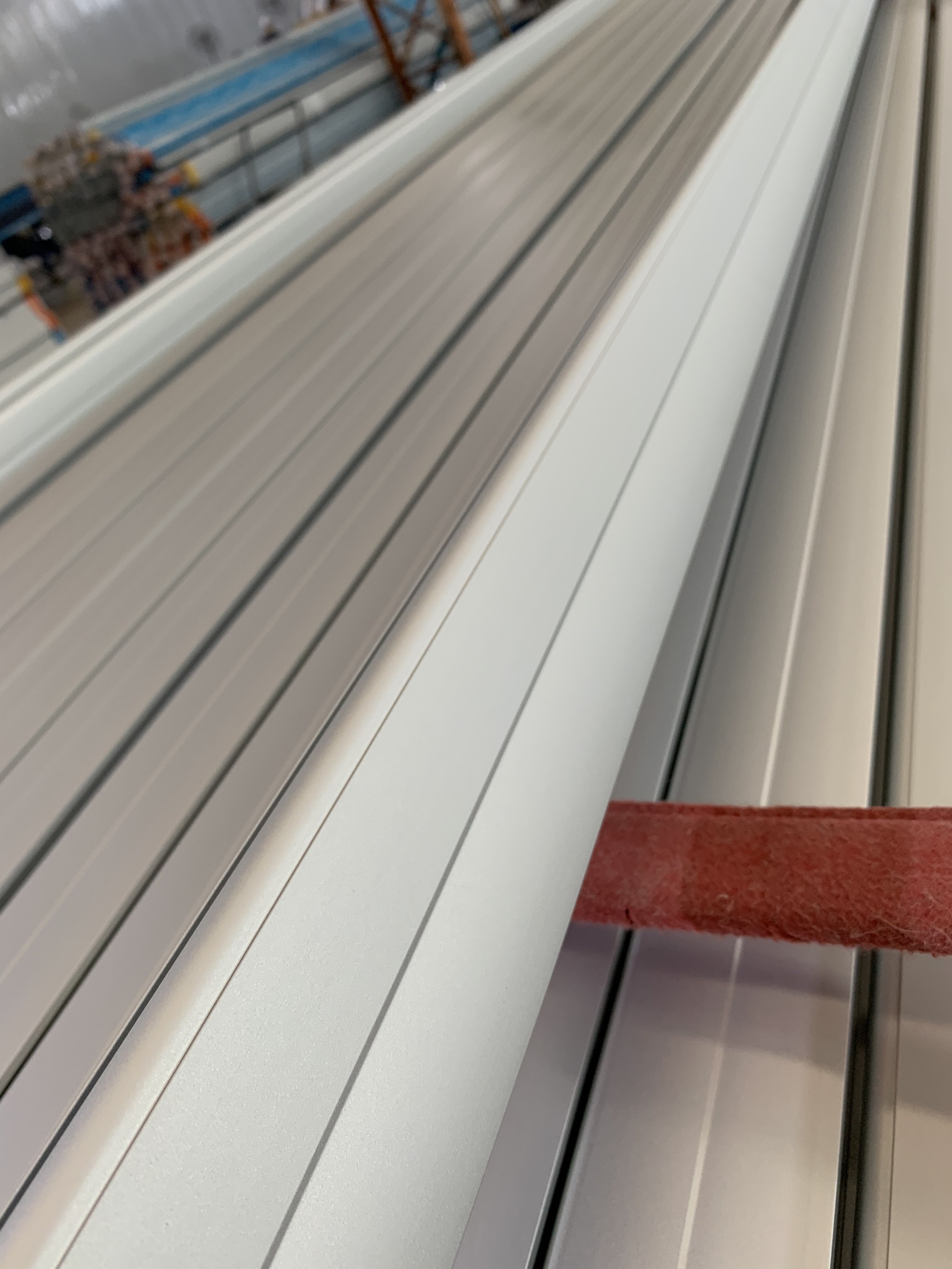Custom 6063 T5 aluminium window extrusion profiles