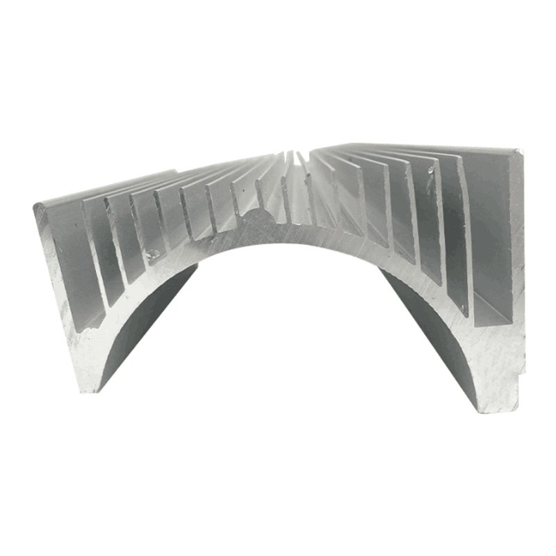 Custom extrusion aluminum heat sink with cnc machining