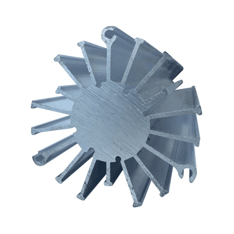 Custom extrusion aluminum heat sink with cnc machining