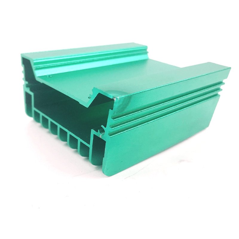 Custom extrusion aluminum heat sink with cnc machining