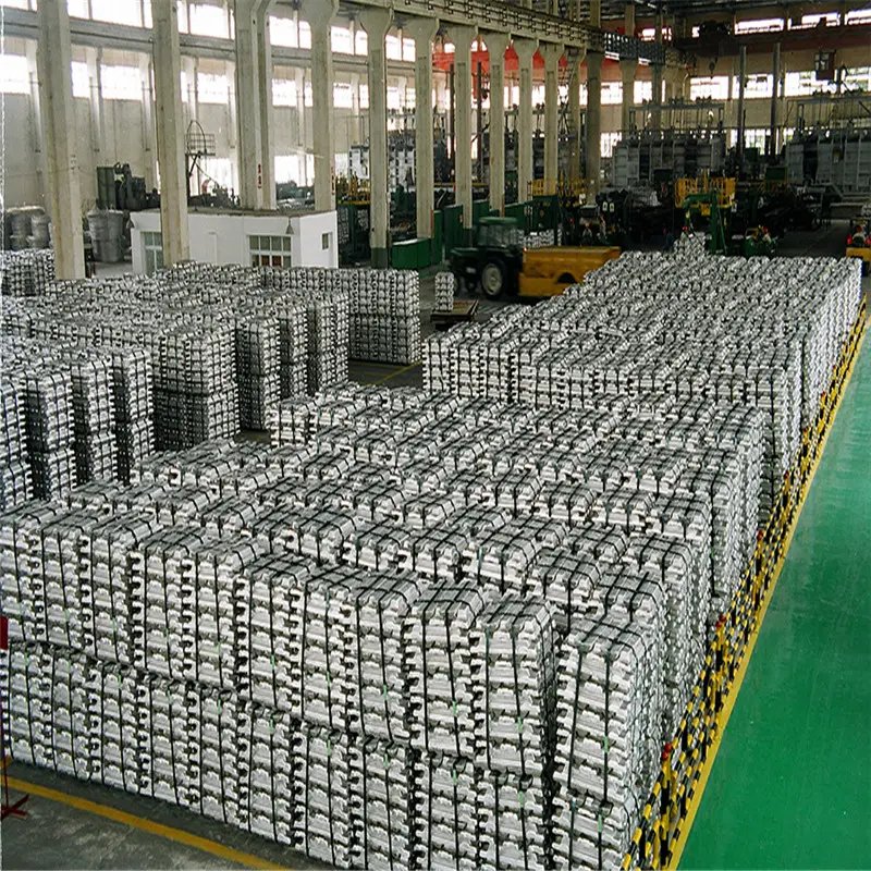 High grade silver white 99.99% Al aluminium Ingots