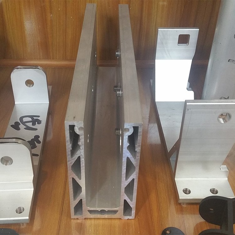Aluminium u channel frameless glass railing for balcony , balustrade aluminium glass profile , aluminium glass balustrade post