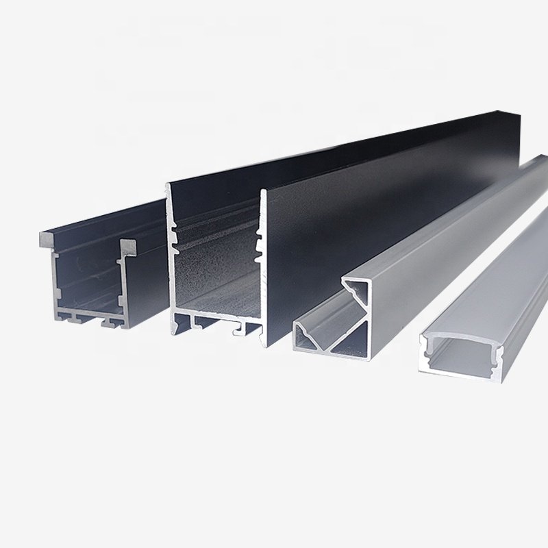 Led Strip Extrusion Profile Channel Light Diffuser Corner Extrusion U Channel Led Aluminium Profile For Led