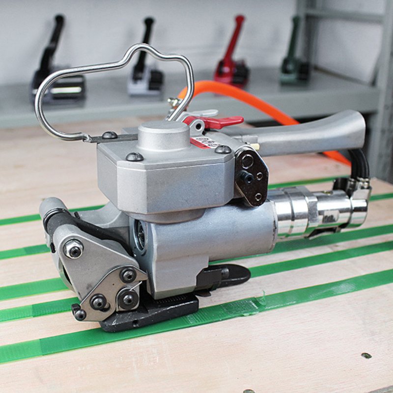 A19 PET Plastic Belt Baling Press And High tension used clothes Cotton Bales Heavy Duty Tools Air Pneumatic Strapping Machine