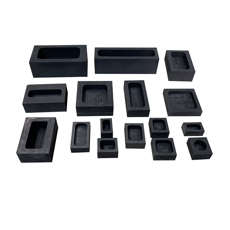 Graphite Ingot Mould Crucible Mould for Casting Gold Silver Metal Aluminum Copper Brass Melting Refining