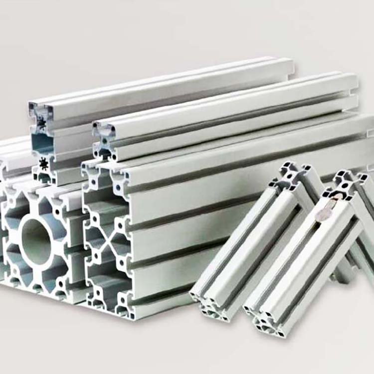 Manufacturer Aluminium Frame Extrusion Profile Anodized 8mm T Slot Custom Extrusion Aluminum Profile With Anodized Surface