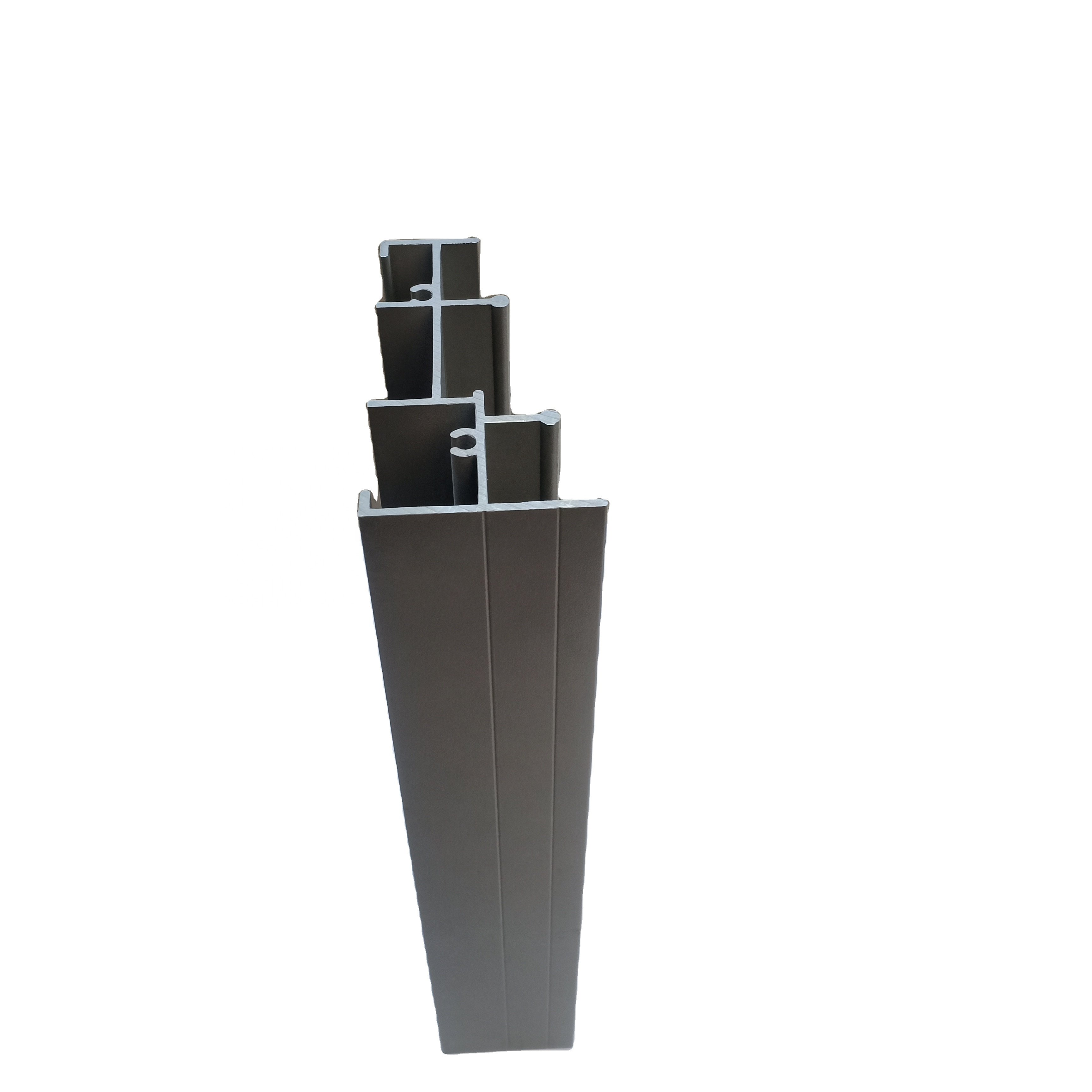 Foshan Aluminum Profiles For Garage Door 6063 Various Colors Aluminium Profile With Customized Powder Coating