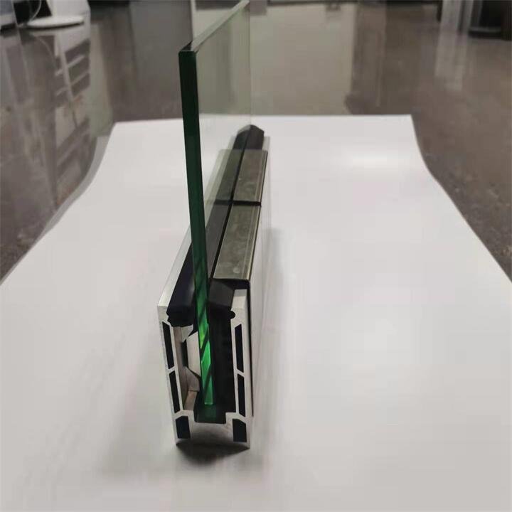 Balustrade Railing Aluminum U Channel Glass aluminum clamps for stair handrails