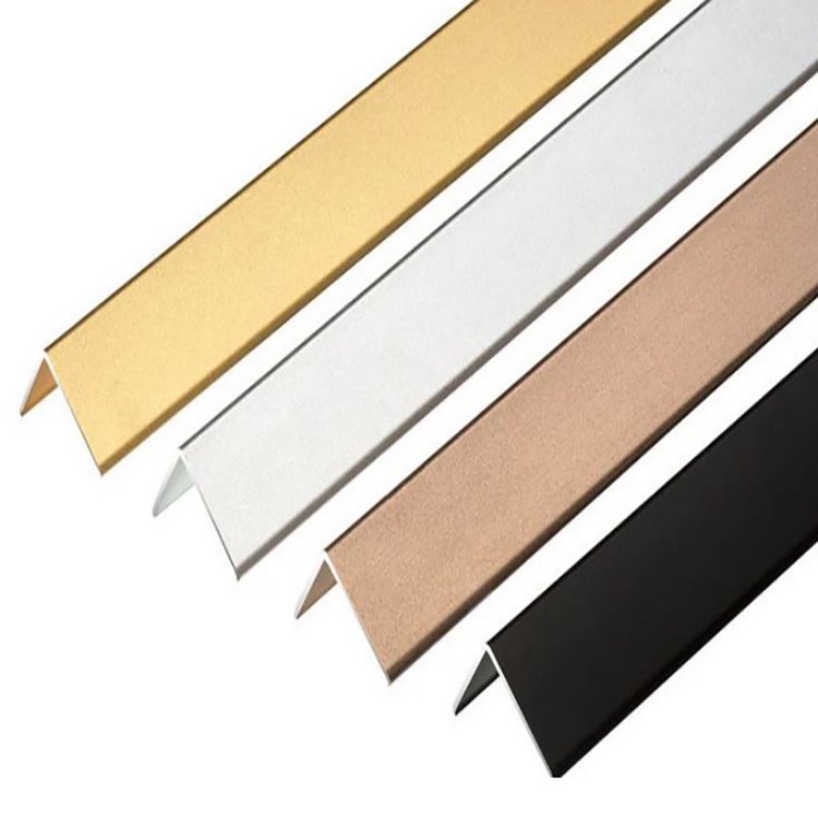 2023 Shengxin bright silver aluminium decorative Aluminium profiles floor trims stair nosing profiles aluminum