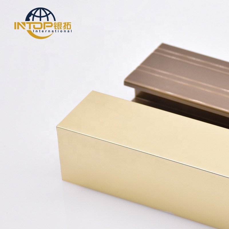 Electrophoresis Rose Golden Aluminum Profiles Anodized Aluminum Frame Profile Door Aluminum Profile