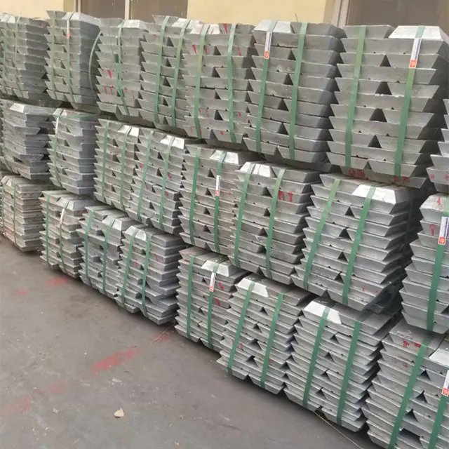 Zinc Ash Metal Cadmium Ingots Pure Zinc Ingot 99.99% 99.995% Zinc Ingots