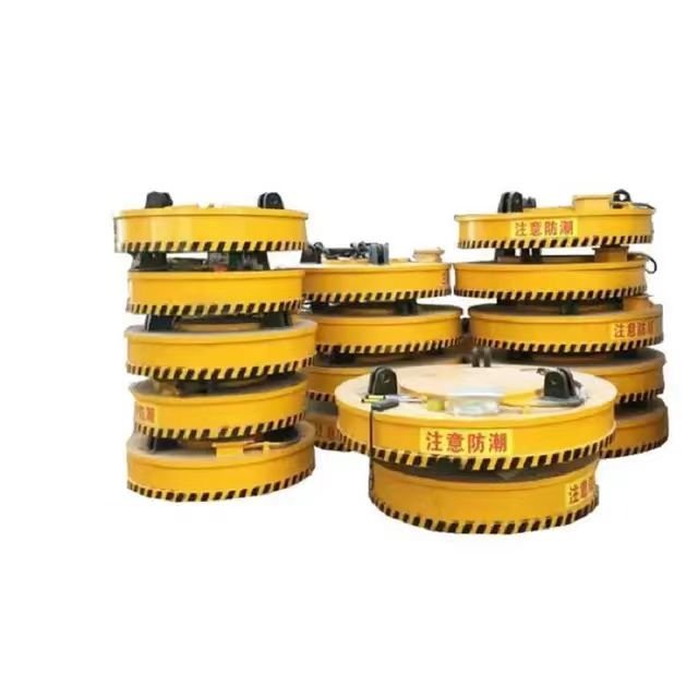 Heavy Duty 1200 mm Diameter Electromagnets for Lifting Scrap Used in Bridge Cranes