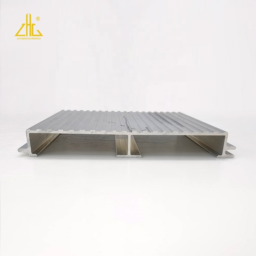 ZHONGLIAN Aluminium Profiles Decking / Aluminum Decking Profile / Customized Extruded Aluminum Outdoor Decking