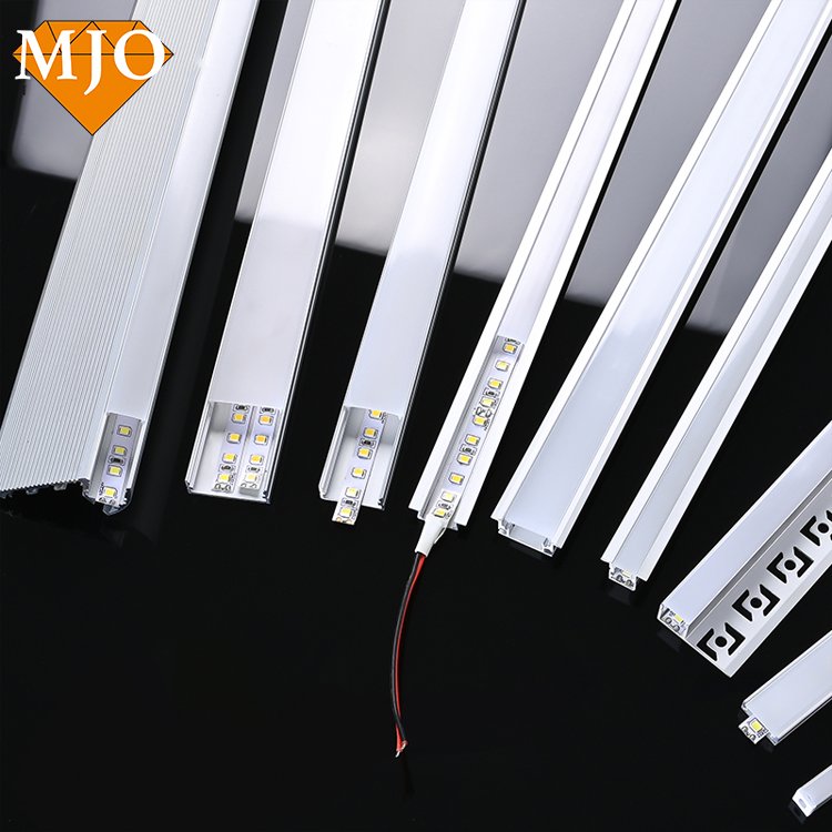 Foshan Manufacturer MJO Aluminium Profile Led Aluminum Led Strip For Wardrobe Decoration Customized Led Channel OEM