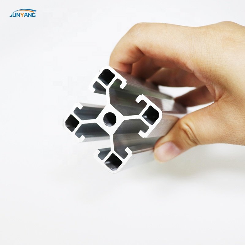 European Standard Industrial Extruded Aluminum Profile 4040 T-Slot Silver White 4080 T-Slot Aluminum Profile