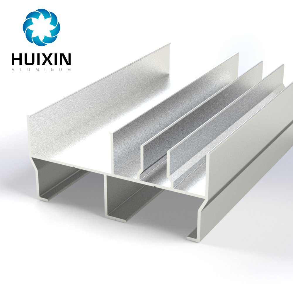 6063 T5 Extrusion White Powder Coating P65 Aluminum Section Profiles Frame for Sliding Windows