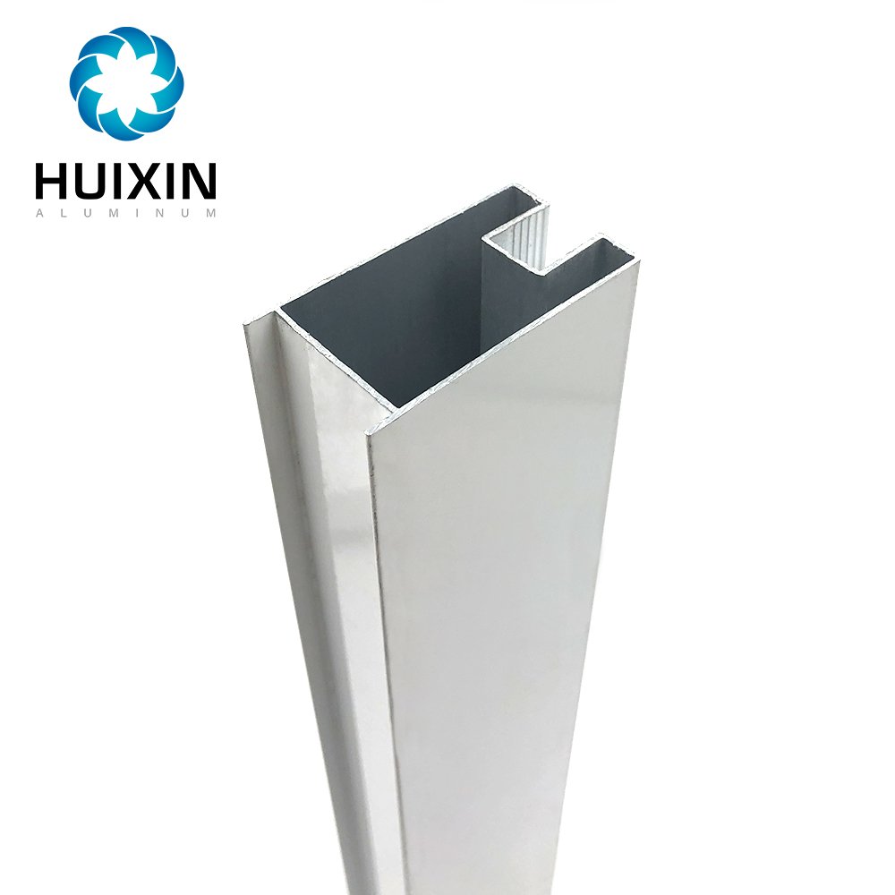 6063 T5 Extrusion White Powder Coating P65 Aluminum Section Profiles Frame for Sliding Windows