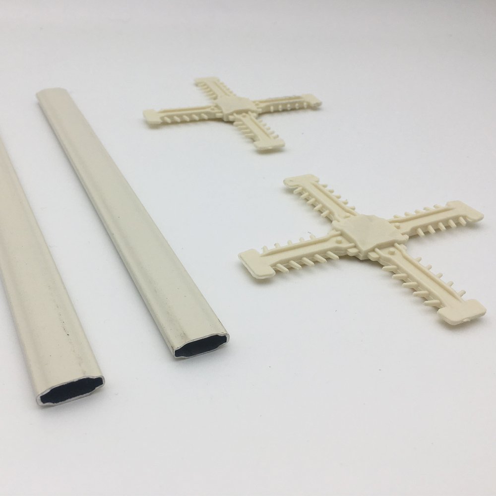 Customized Glass window grilles decoration aluminum profile for Egypt market