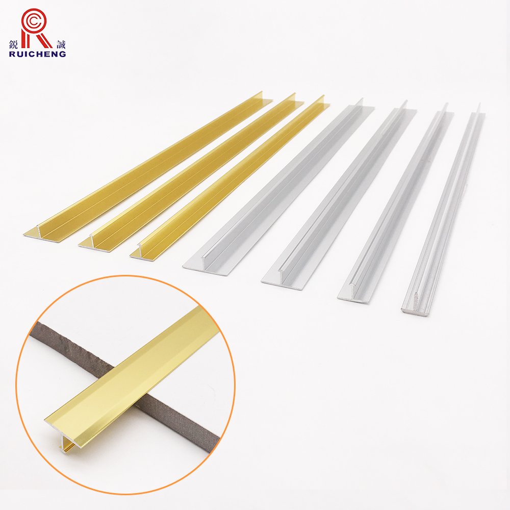 Standard Building Accessories Edge Corner Shaped Tile Trim T Slot Aluminum Profile