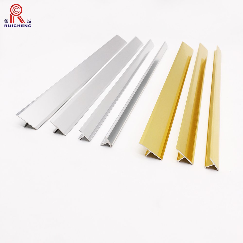Standard Building Accessories Edge Corner Shaped Tile Trim T Slot Aluminum Profile
