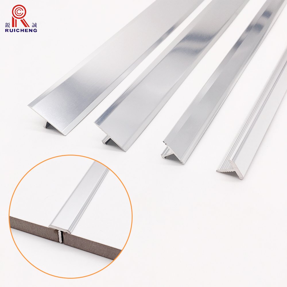 Standard Building Accessories Edge Corner Shaped Tile Trim T Slot Aluminum Profile
