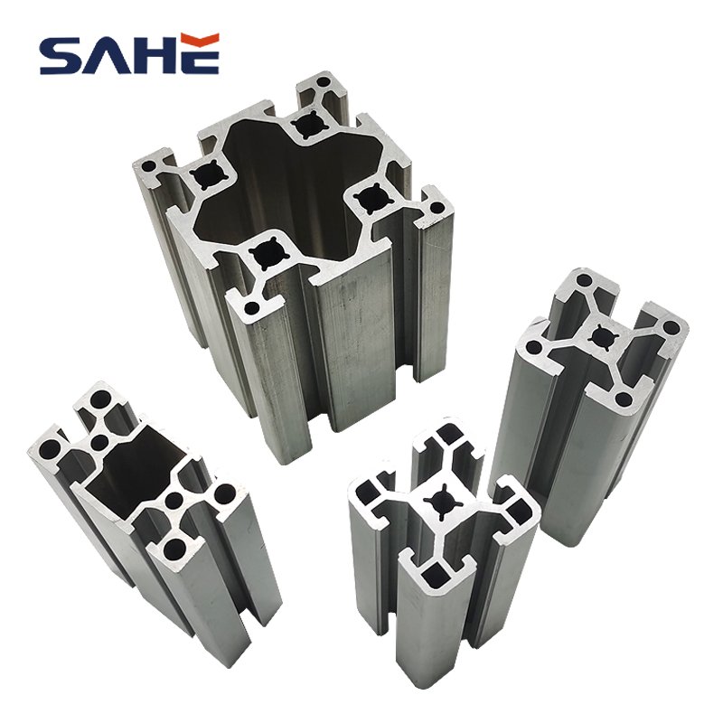 Custom 2020 2040 3030 4040 T Slot Aluminum Extrusion Profile Anodized Extruded Industrial Aluminium Profile