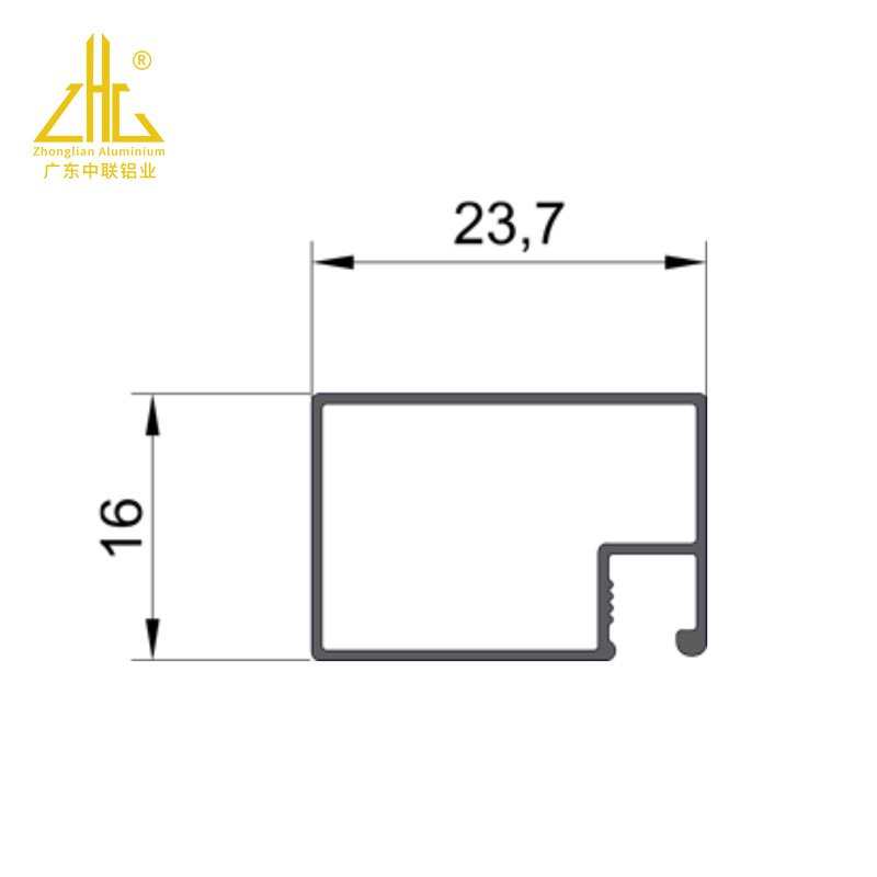 Hot Sale Russian Market mosquito net window frame aluminum profile, Aluminum profile for Mosquito Nets Frame