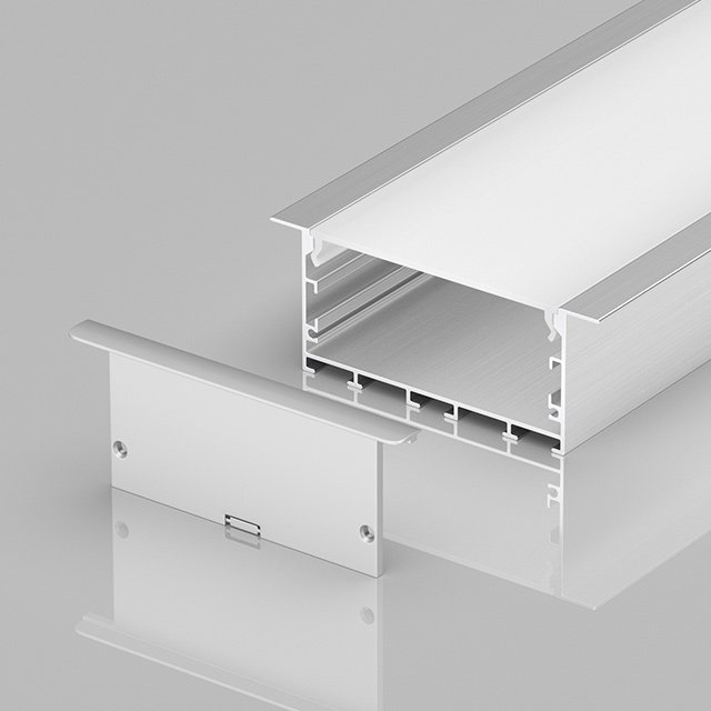 B70C Hot sale 1m 2m 3m u shape aluminum profile office lighting led linear aluminum channel profile for strip light