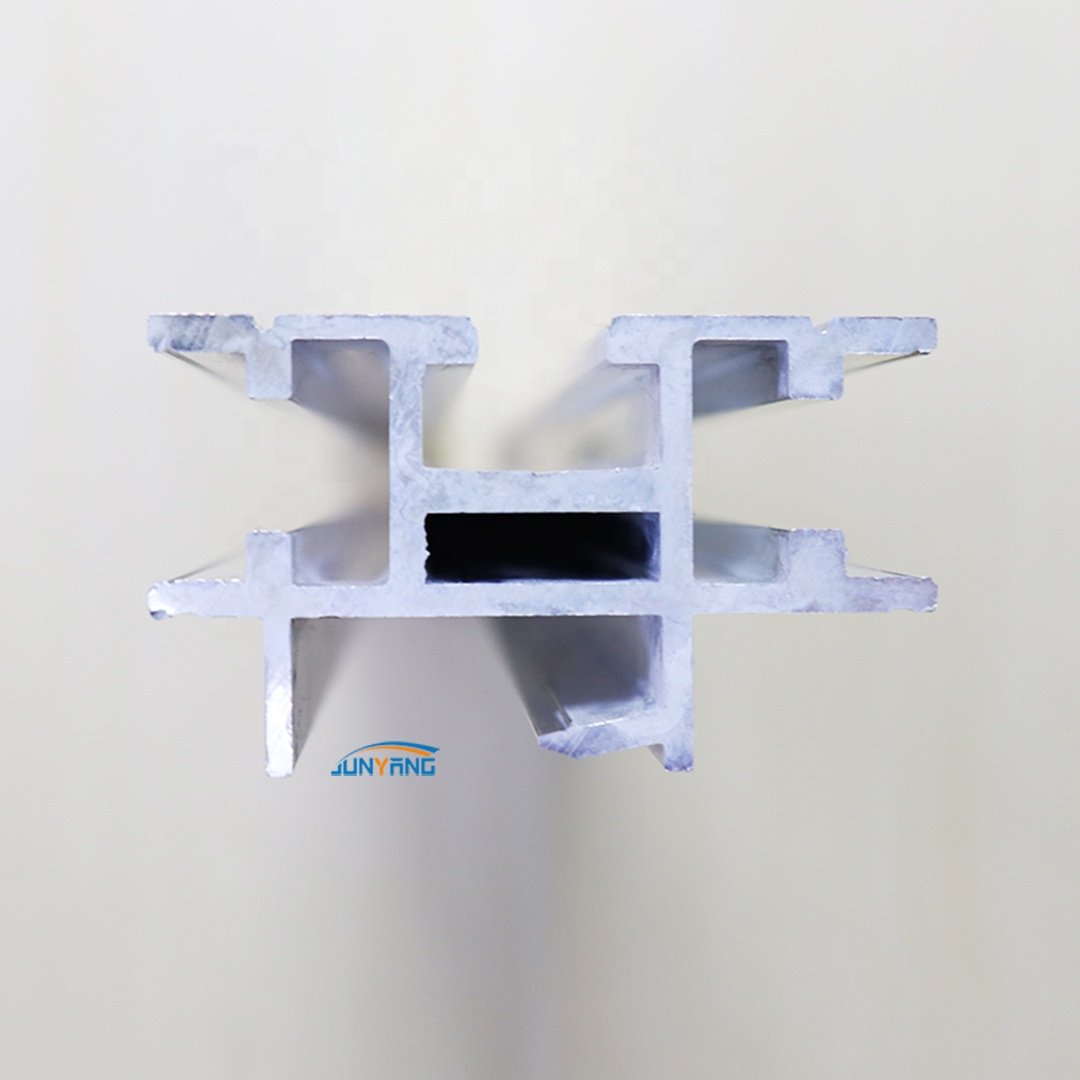 Junyang Customization Aluminum alloy Hollow Special-shaped Sliding Alu Track Extruded Aluminum Profiles