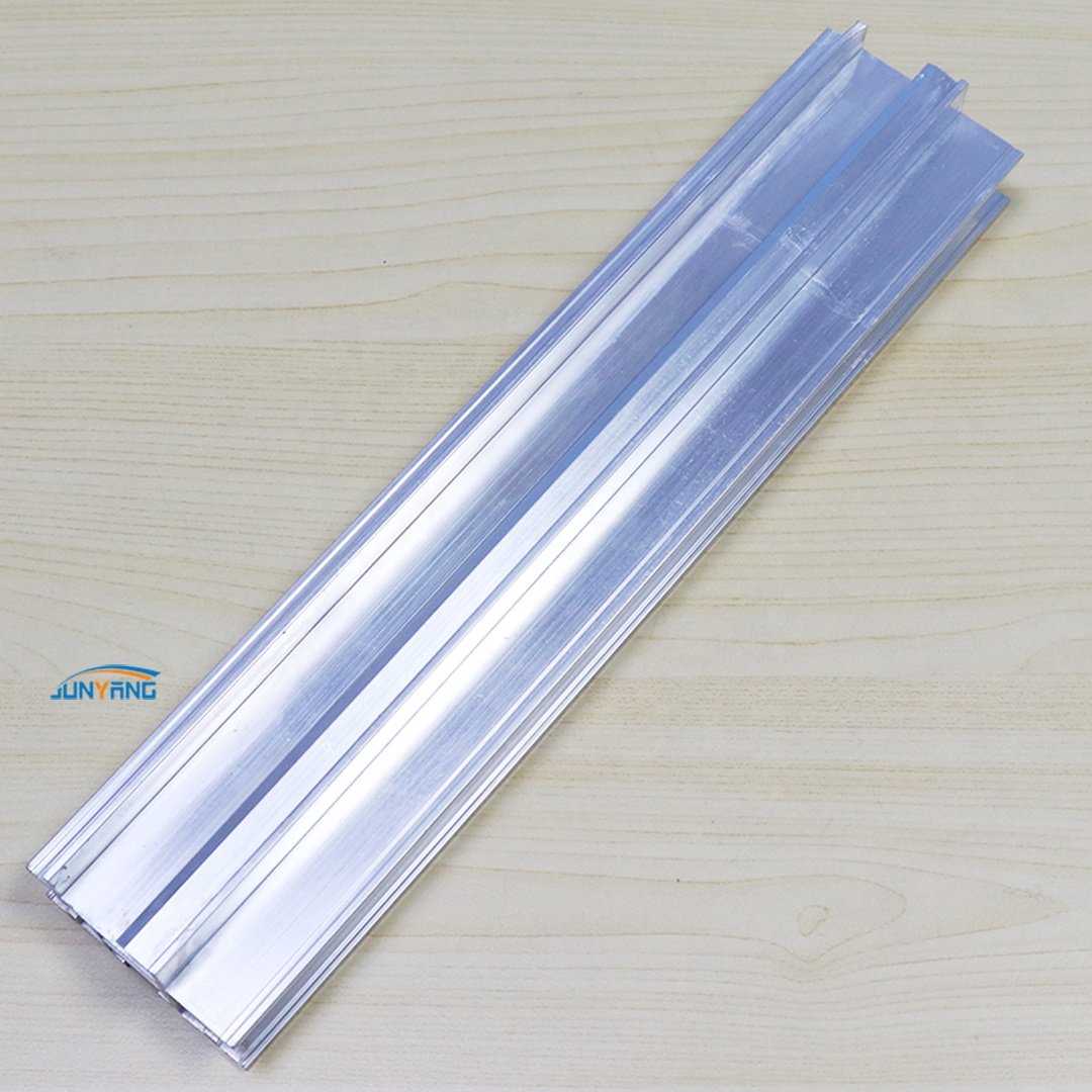 Junyang Customization Aluminum alloy Hollow Special-shaped Sliding Alu Track Extruded Aluminum Profiles