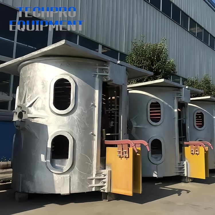 250kg Aluminum Shell Induction Melting Furnace for Cast Iron Metal Scrap and Aluminum ingot