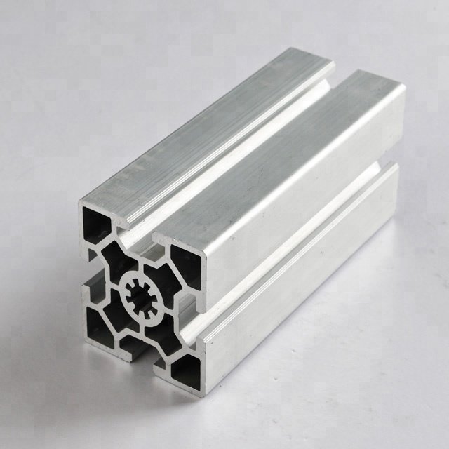 wholesale large stock cheap price silver anodized 8080 t slotted industrial aluminum extrusion framing