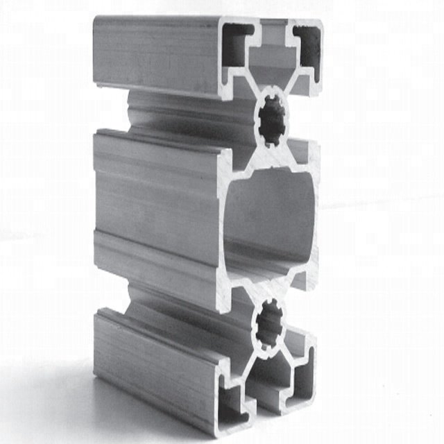 wholesale large stock cheap price silver anodized 8080 t slotted industrial aluminum extrusion framing