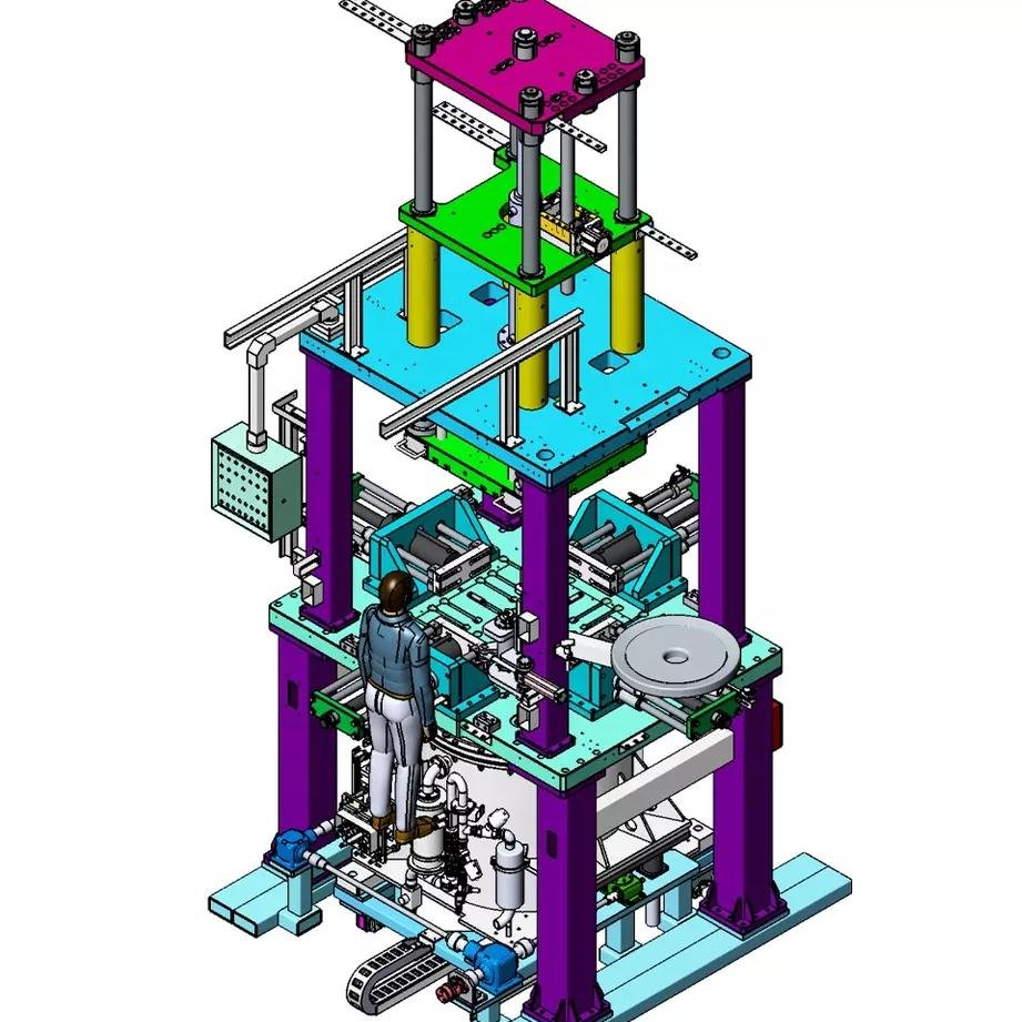 Kaya zamak investment metal aluminum ingot casting machine