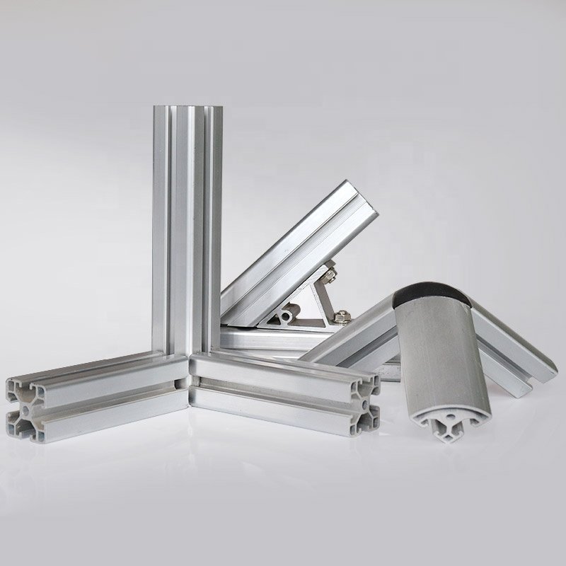Aluminium Workbench 20mm Wide T-shape T-nuts China Supplier 2020 4 Slots F Section Aluminium Extrusion T Slot Aluminum Profile