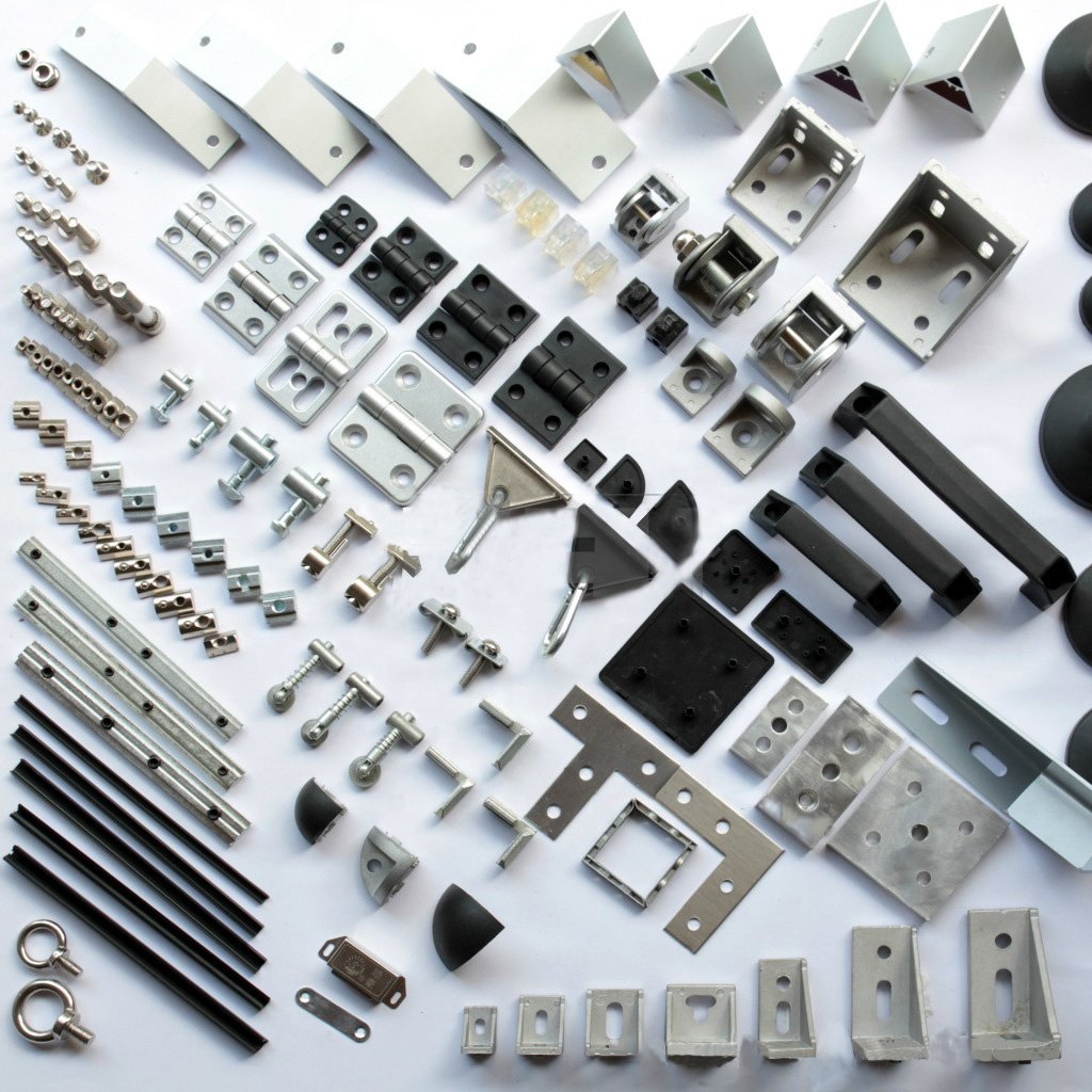 Aluminium Workbench 20mm Wide T-shape T-nuts China Supplier 2020 4 Slots F Section Aluminium Extrusion T Slot Aluminum Profile