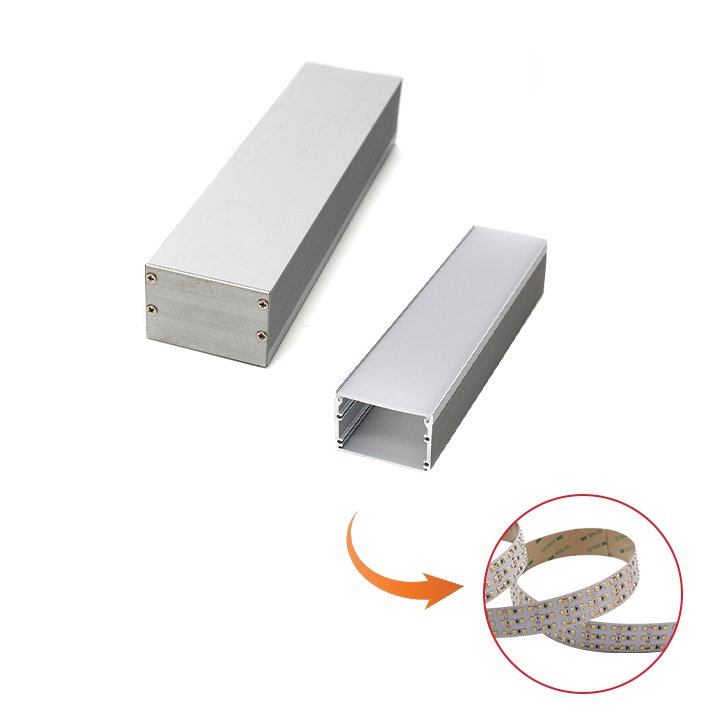 LED Strip Lights Buried Light Trough Aluminum Profile Channel Enclosure PC Diffuser Gypsum Board LED Aluminum Profile