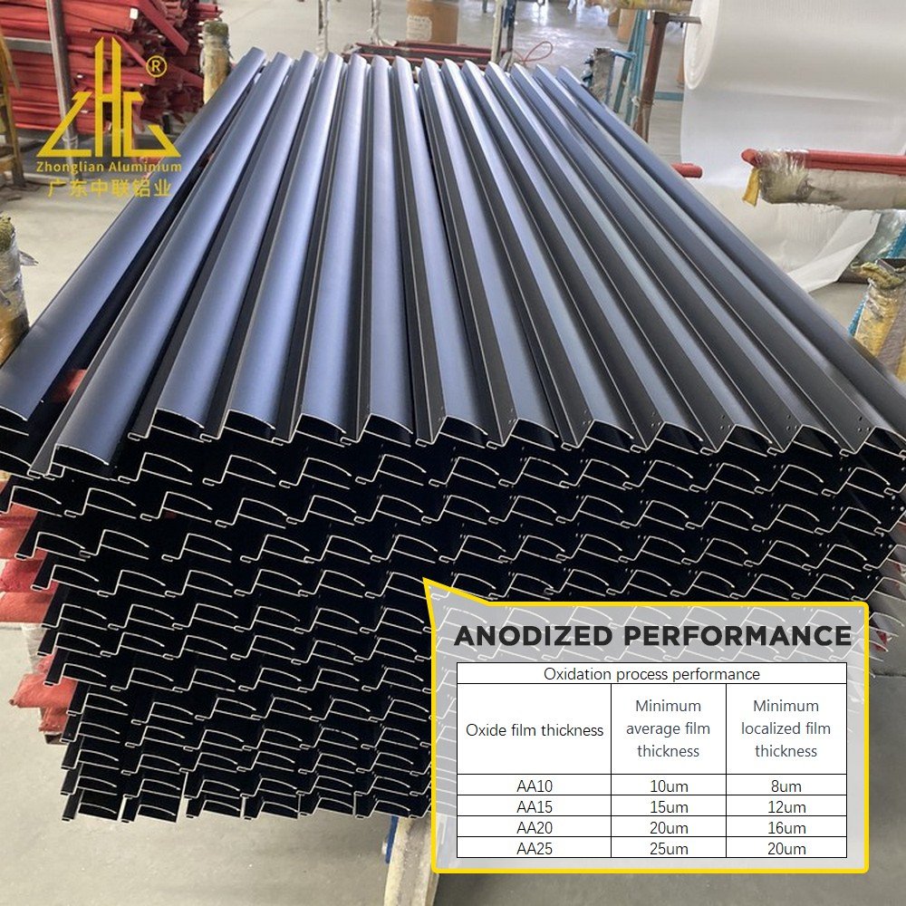 Factory Wholesale Custom Black Anodized Aluminum Door Frame Alloy Extrusion Aluminium Extruded Profile Cutting Bending