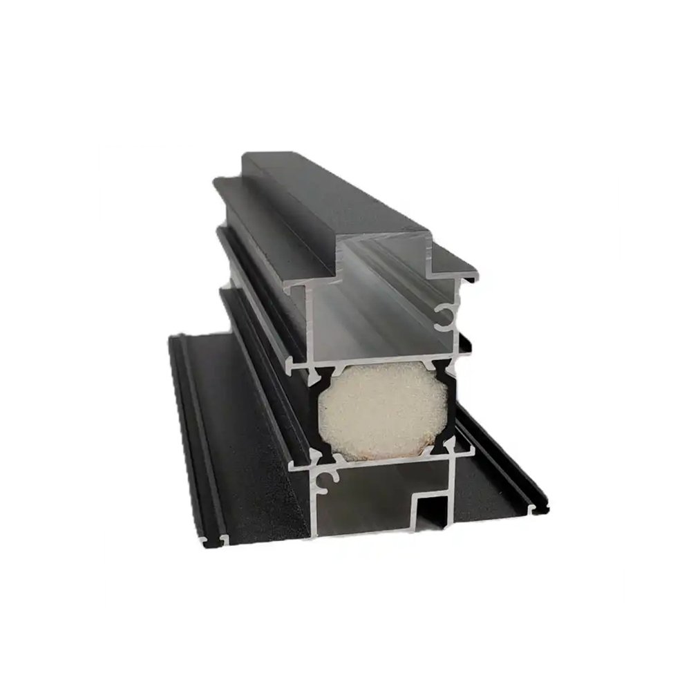 Customized Furniture Hardware Cabinet Aluminum Frame OEM Sliding Door Aluminium Profile For Wardrobe Glass Door For Decorations