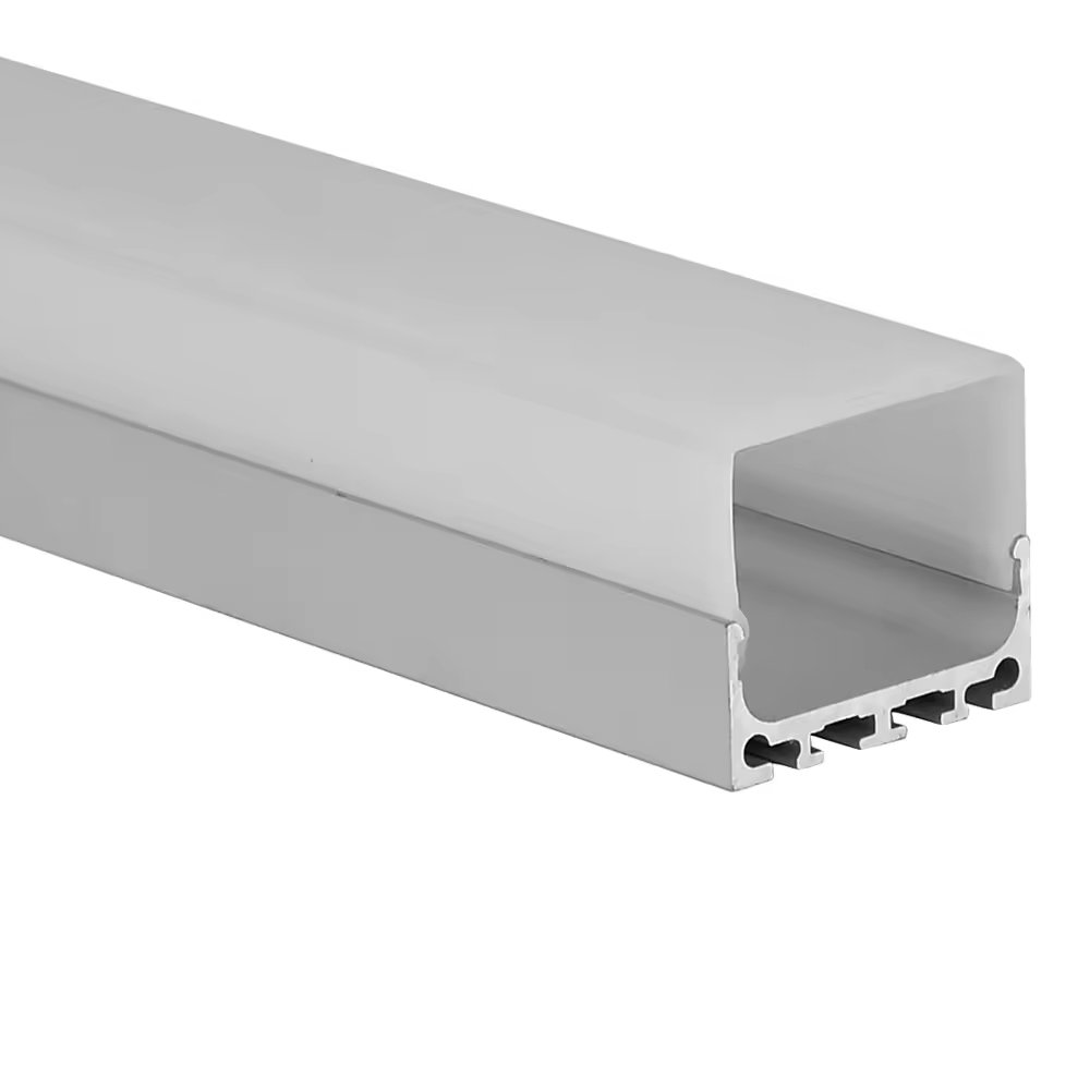 1M 2M 3M Recessed ceiling linear lamp with PC diffuser Alloy 6063 profile channel extrusion led strip lighting aluminum profile