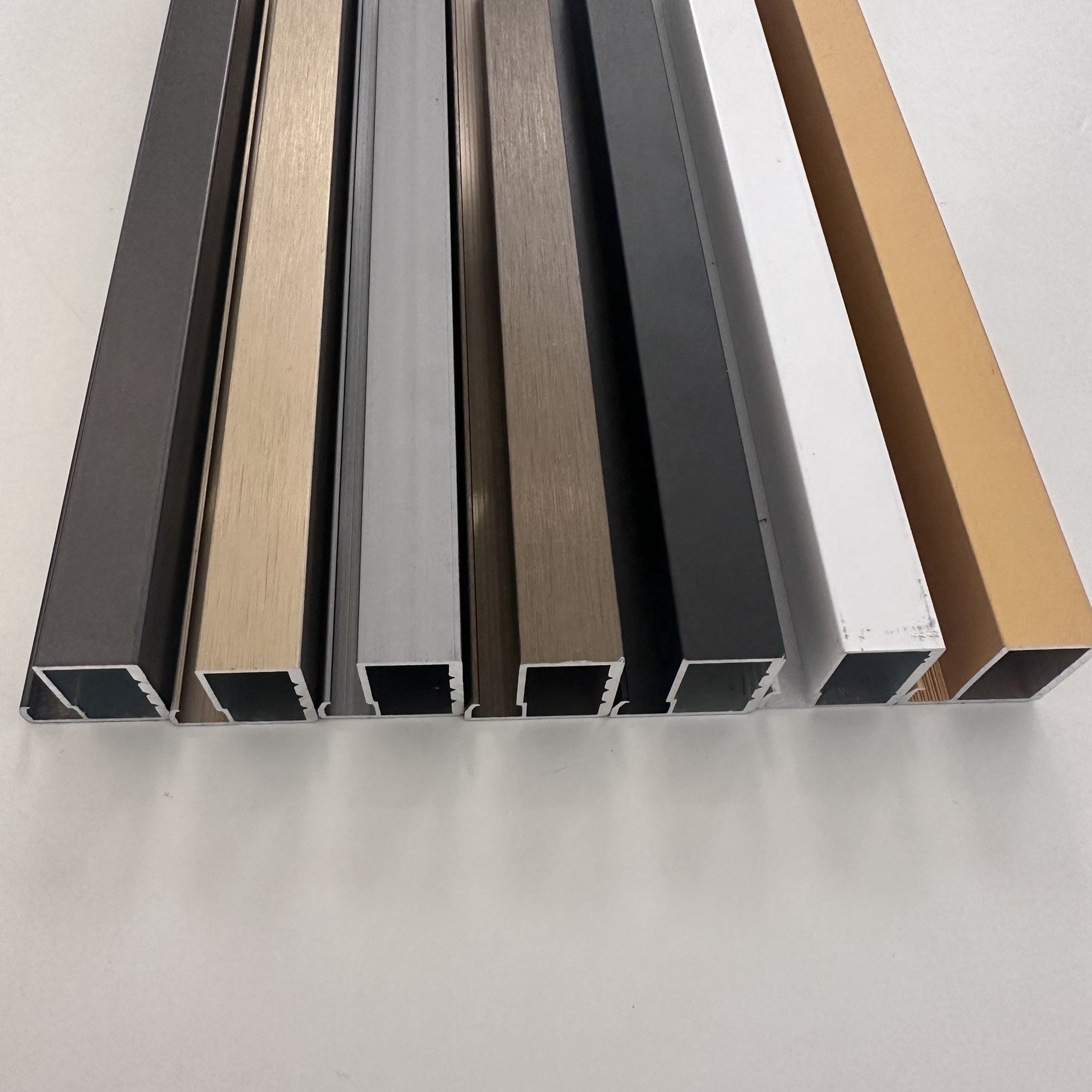 Customized furniture hardware cabinet aluminum frame sliding door aluminium profile for wardrobe glass door