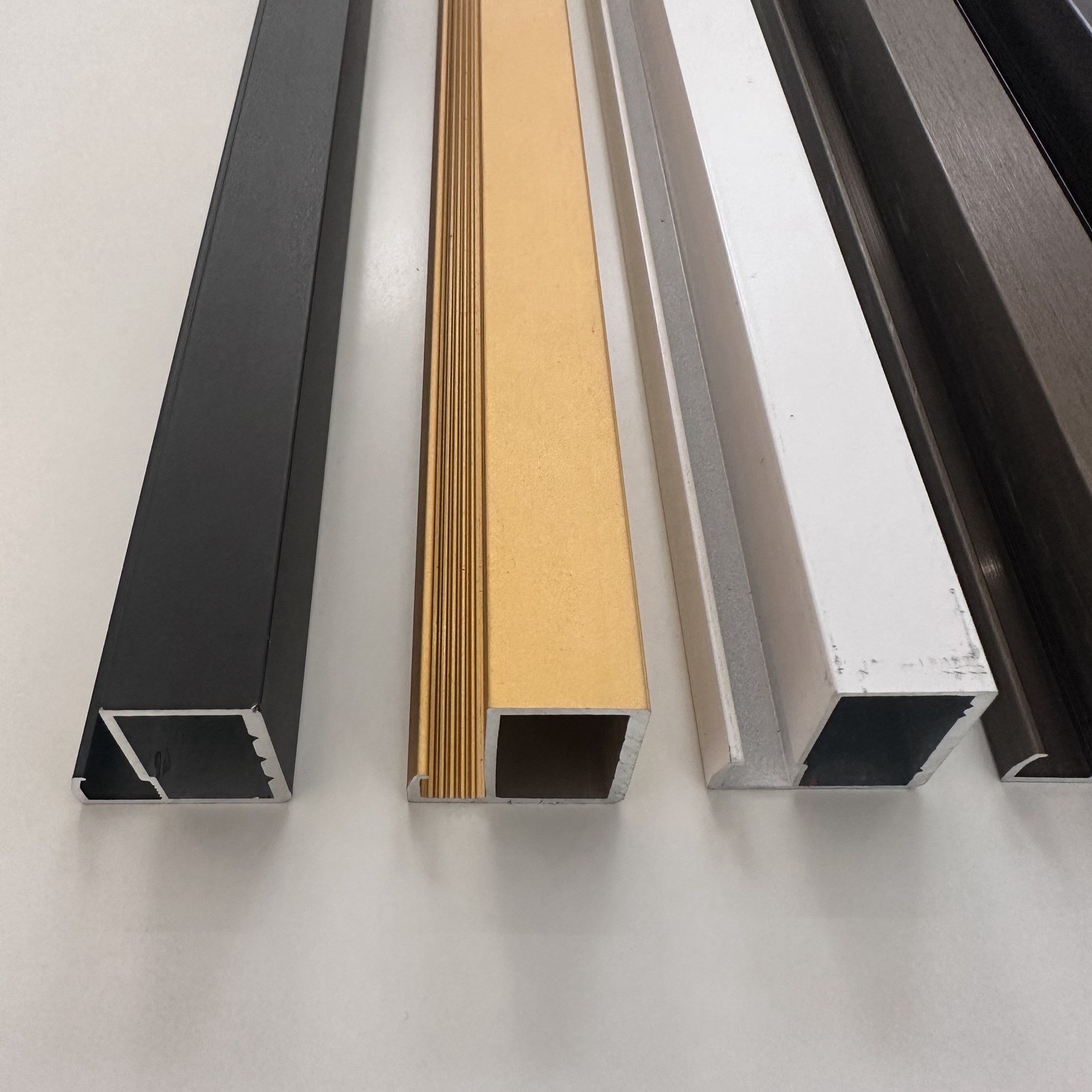 Customized furniture hardware cabinet aluminum frame sliding door aluminium profile for wardrobe glass door