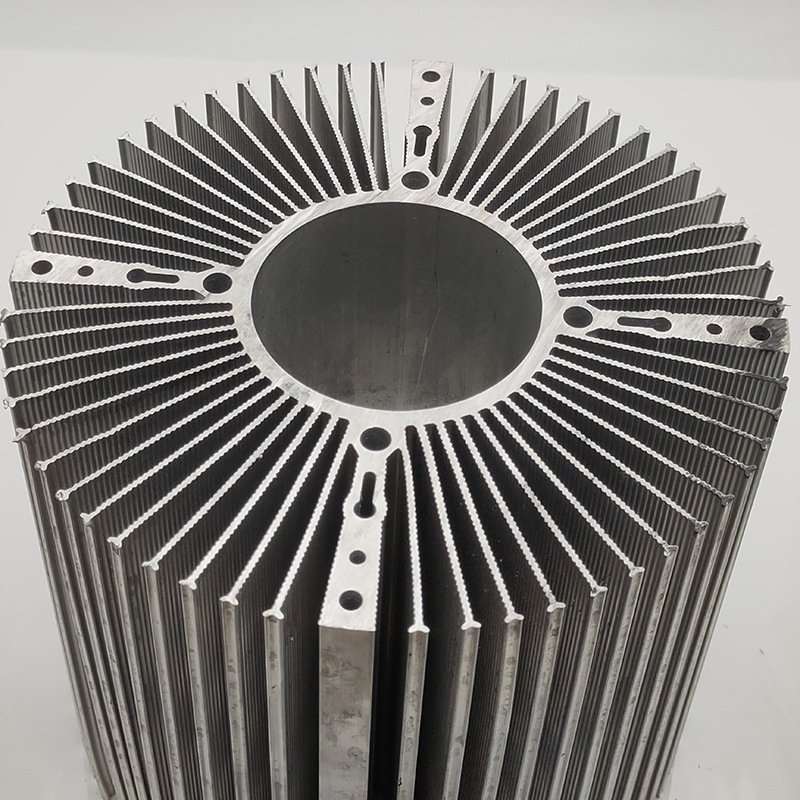 Aluminum Led Light Round Heat Sink 10w 20w 50w Aluminium Hollow Circular Heatsink